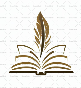 Offenes Buch und Feder